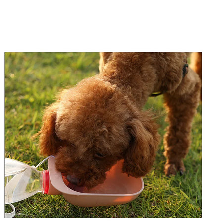 Portable screw on water bowl for pets
